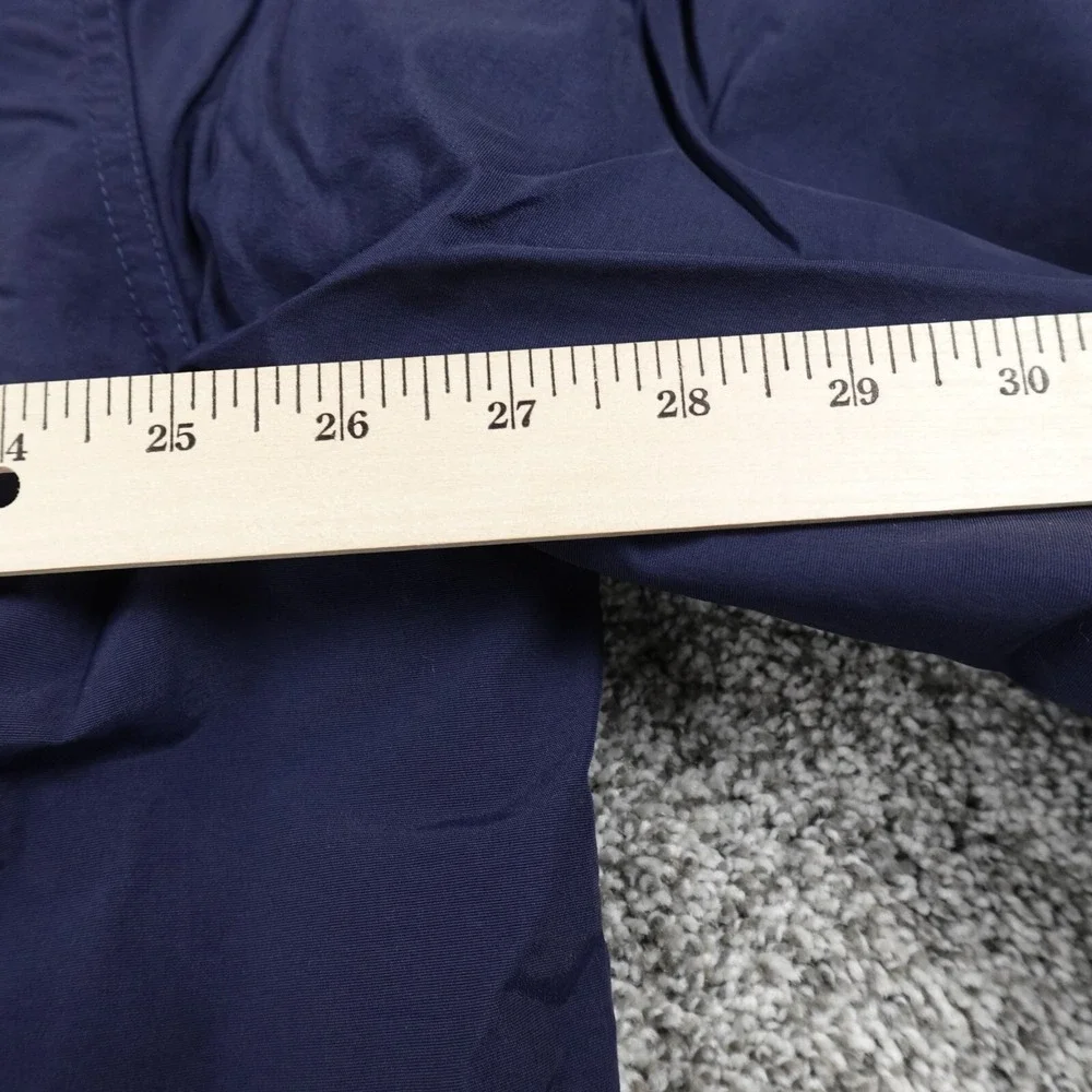 VTG LL Bean Jacket Mens XL Blue‎ Fleece Lined Windbreaker Zip Bomber Coat Hike